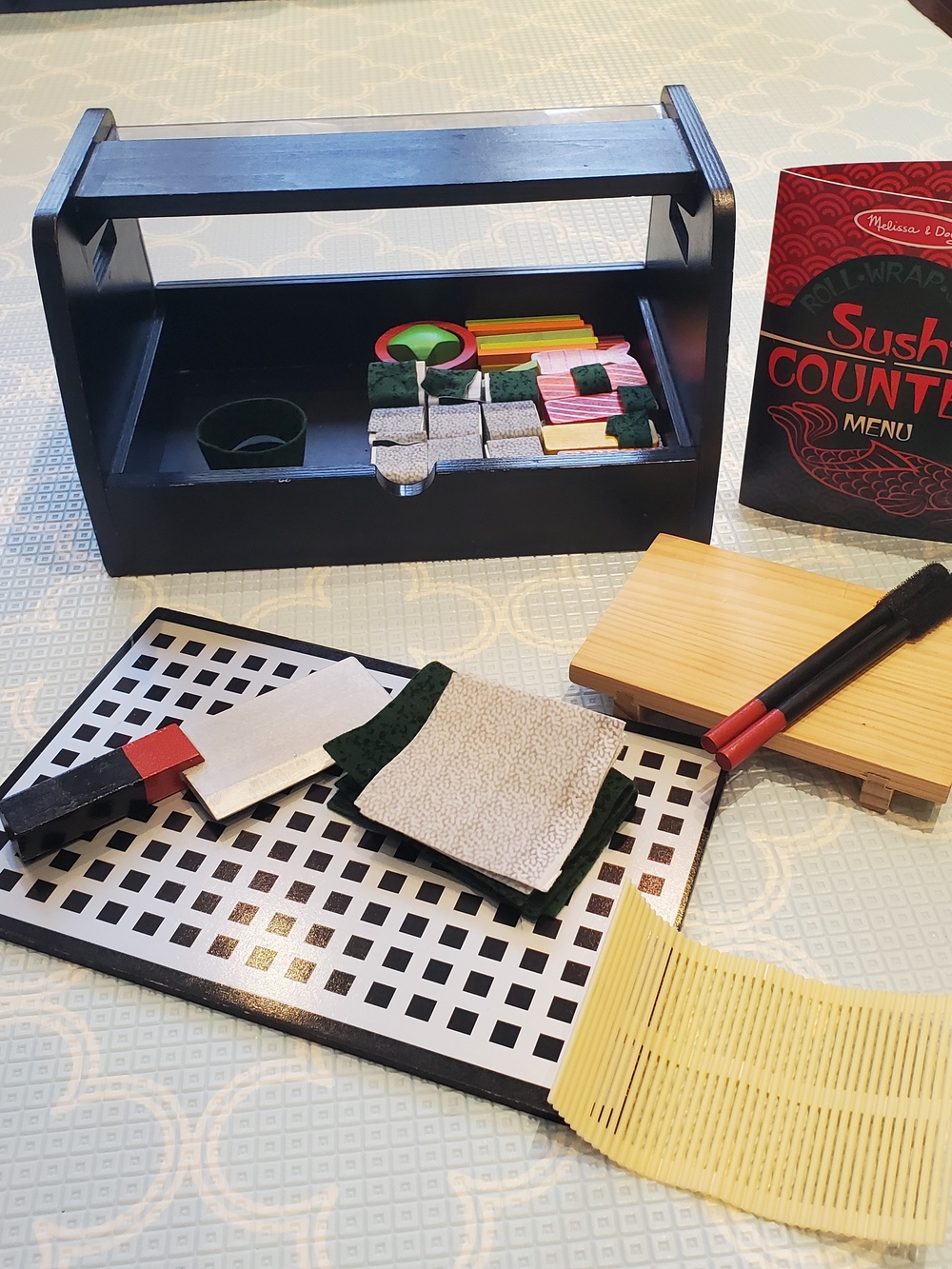 Melissa & Doug Sushi Counting Playset - Black